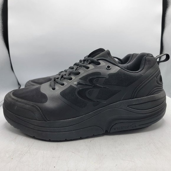 G Defy Gravity Defyer Ion Athletic Mens 14 Triple Black Walking Shoes Comfort main image 7